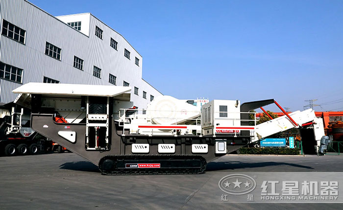 履帶式移動(dòng)石子生產(chǎn)線