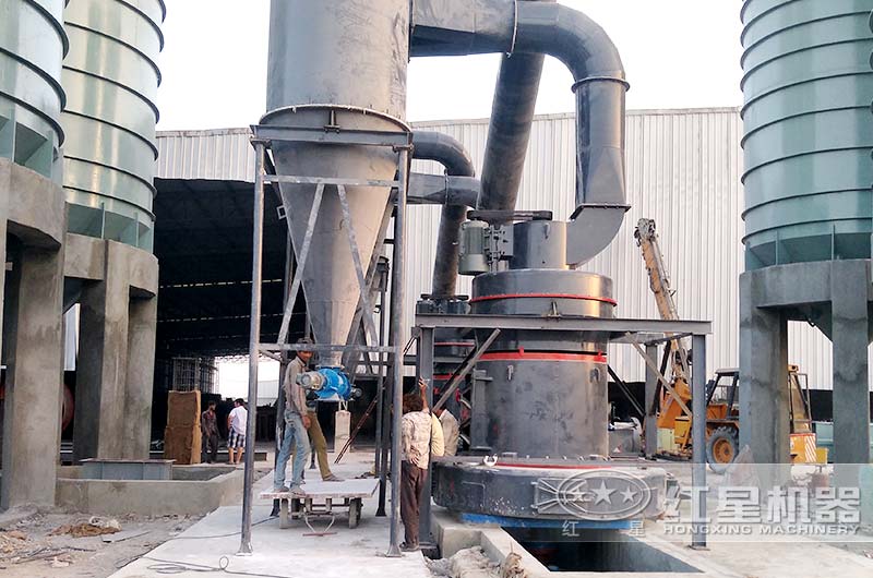 粉煤灰超細磨粉現場