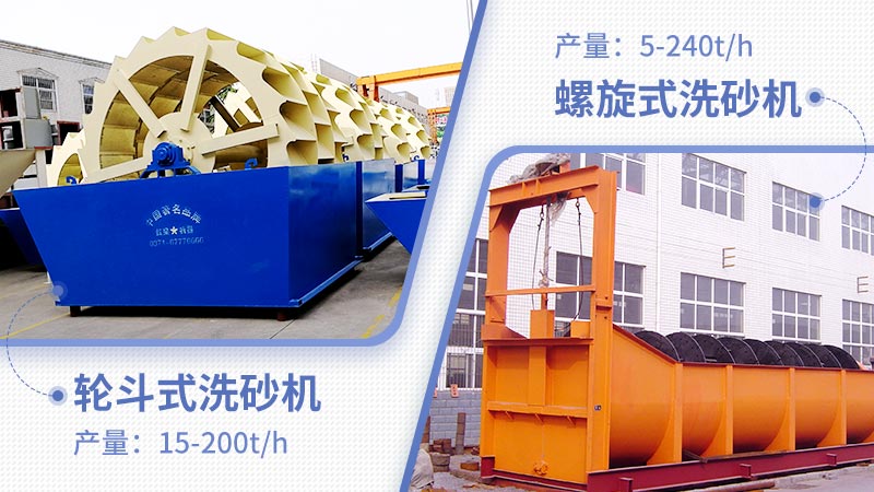 輪斗式洗沙機(jī)和螺旋式洗沙機(jī)對比